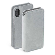 Krusell „Broby 4 kortelių plona piniginė iPhone XS“ šviesiai pilka Krusell „Broby 4 kortelių plona piniginė iPhone XS“ šviesiai pilka