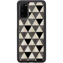 iKins " Case Galaxy S20 " Juoda piramidė iKins " Case Galaxy S20 " Juoda piramidė