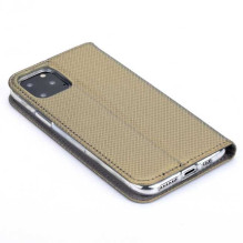 „Riff“ magnetinis knygų dėklas, skirtas „Samsung Galaxy XCover 5“, auksinis „Riff“ magnetinis knygų dėklas, skirtas „Samsung Galaxy XCover 5“, auksinis