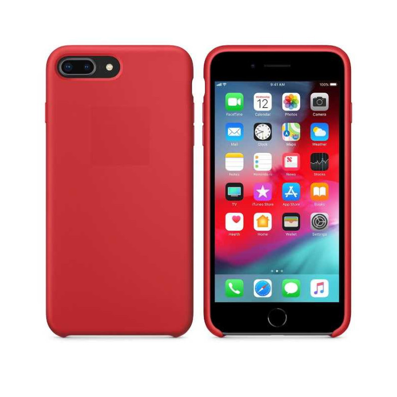 Riff „Plonas ir minkštas nugarėlė Case „iPhone 7 Plus / 8 Plus““ Red