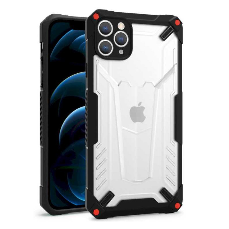 Fusion Accessories „Hibridas Protect Case iPhone 13 Pro Max“ juodas