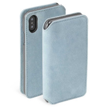 Krusell "Broby 4 Card Slim Wallet iPhone XS Max" Light blue