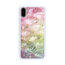 iKins „Išmaniojo telefono dėklas iPhone XS / S“ vandens gėlės baltumo spalvos iKins „Išmaniojo telefono dėklas iPhone XS / S“ vandens gėlės baltumo spalvos