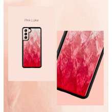 iKins „Išmaniojo telefono dėklas Samsung Galaxy S21 +“ Rožinis ežero juodas