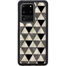 iKins „Išmaniojo telefono dėklas Samsung Galaxy S20 Ultra“ piramidės formos juodas iKins „Išmaniojo telefono dėklas Samsung Galaxy S20 Ultra“ piramidės formos juodas