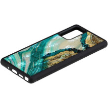iKins „Išmaniojo telefono dėklas Samsung „Galaxy Note 20 Ultra““ Cat su raudona žuvele, juodas