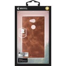 Krusell " Sunne Viršelis Xperia L2 " Tamsiai ruda