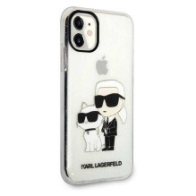 Karl Lagerfeld "IML Glitter Karl and Choupette NFT Case iPhone 11" Transparent Karl Lagerfeld "IML Glitter Karl and Choupette NFT Case iPhone 11" Transparent