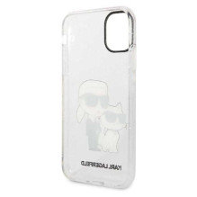 Karl Lagerfeld "IML Glitter Karl and Choupette NFT Case iPhone 11" Transparent Karl Lagerfeld "IML Glitter Karl and Choupette NFT Case iPhone 11" Transparent