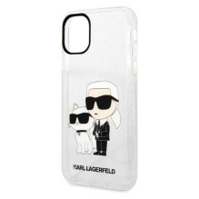 Karl Lagerfeld "IML Glitter Karl and Choupette NFT Case iPhone 11" Transparent Karl Lagerfeld "IML Glitter Karl and Choupette NFT Case iPhone 11" Transparent