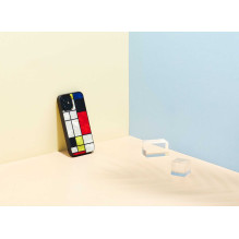 iKins „Išmaniojo telefono dėklas Apple iPhone 12 Mini“, juodas Mondrian