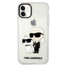 Karl Lagerfeld "IML Glitter Karl and Choupette NFT Case iPhone 11" Transparent Karl Lagerfeld "IML Glitter Karl and Choupette NFT Case iPhone 11" Transparent