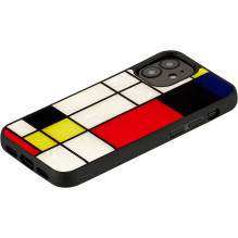 iKins „Išmaniojo telefono dėklas Apple iPhone 12 Mini“, juodas Mondrian