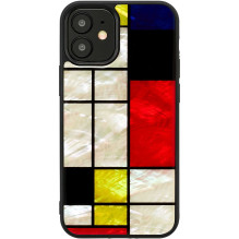 iKins "SmartPhone case Apple iPhone 12 Mini" Mondrian Black