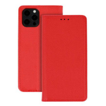 Riff Magnetic book case for Xiaomi Redmi Note 11 Pro / Note 11 Pro 5G Red