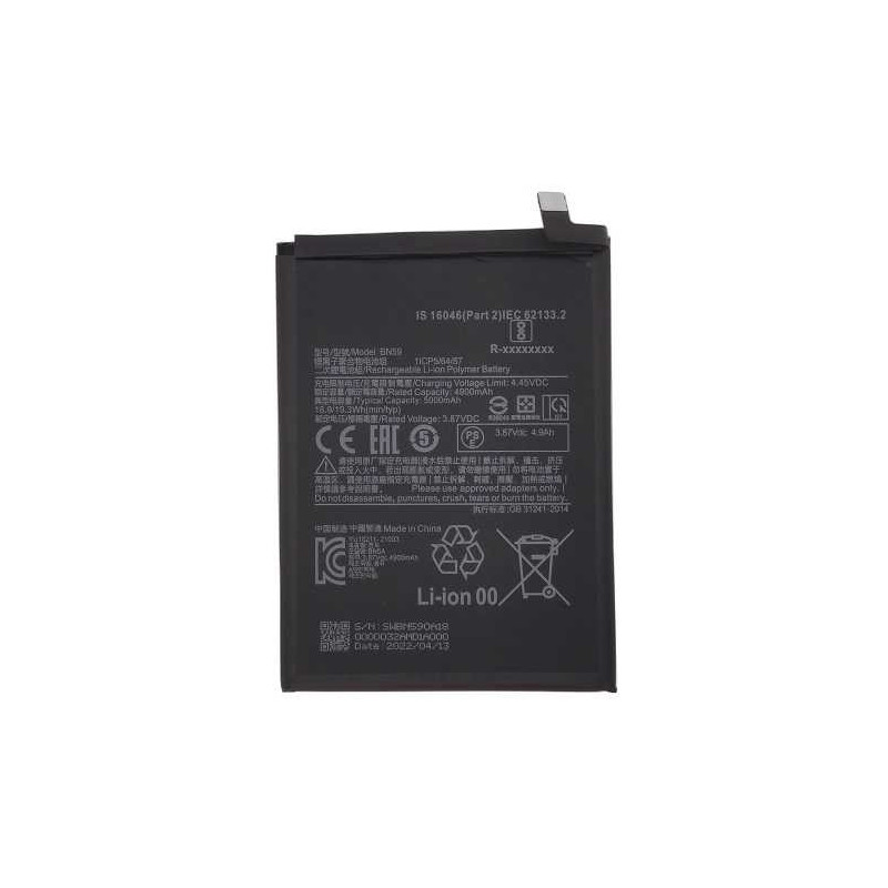 Papildoma skaitmeninė pakaitinė baterija, skirta „Xiaomi Redmi Note 10s“