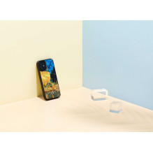 iKins „Išmaniojo telefono dėklas Apple iPhone 12 Mini“, juodas, kavinės terasos spalvos