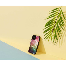 iKins „ Case iPhone 12 mini“ vandens gėlės juodos spalvos iKins „ Case iPhone 12 mini“ vandens gėlės juodos spalvos