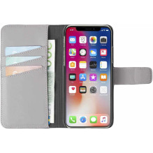 Krusell "Loka Book Flip Case iPhone XS Max" Grey