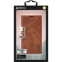 Krusell "Sunne 2 Card Book Case Sony Xperia L2" Vintage Cognac Krusell "Sunne 2 Card Book Case Sony Xperia L2" Vintage Cognac