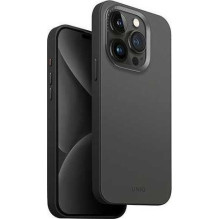 UNIQ „Lyden DS Magclick Charging iPhone 15 Pro“ – pilkai juodas, anglies pluošto