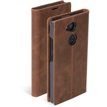 Krusell "Sunne 2 Card Book Case Sony Xperia L2" Vintage Cognac Krusell "Sunne 2 Card Book Case Sony Xperia L2" Vintage Cognac