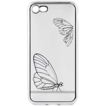 Tellur "Silicone Cover iPhone 7" Butterfly Silver