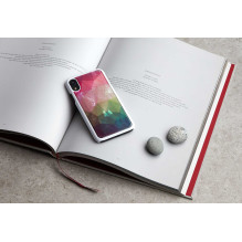 iKins „Išmaniojo telefono dėklas iPhone XR“ vandens gėlės balta spalva iKins „Išmaniojo telefono dėklas iPhone XR“ vandens gėlės balta spalva