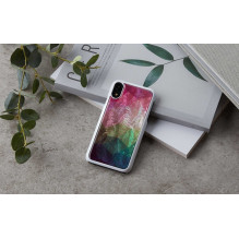 iKins „Išmaniojo telefono dėklas iPhone XR“ vandens gėlės balta spalva iKins „Išmaniojo telefono dėklas iPhone XR“ vandens gėlės balta spalva
