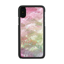 iKins „Išmaniojo telefono dėklas iPhone XS / S“, vandens gėlės formos, juodas iKins „Išmaniojo telefono dėklas iPhone XS / S“, vandens gėlės formos, juodas