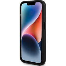 Karl Lagerfeld „Skysto silikono metalinis Ikonik iPhone 15 Pro “ Juodas