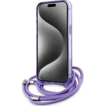 Karl Lagerfeld "IML Crossbody Monogram Head MagSafe iPhone 15 Pro Max" Purple