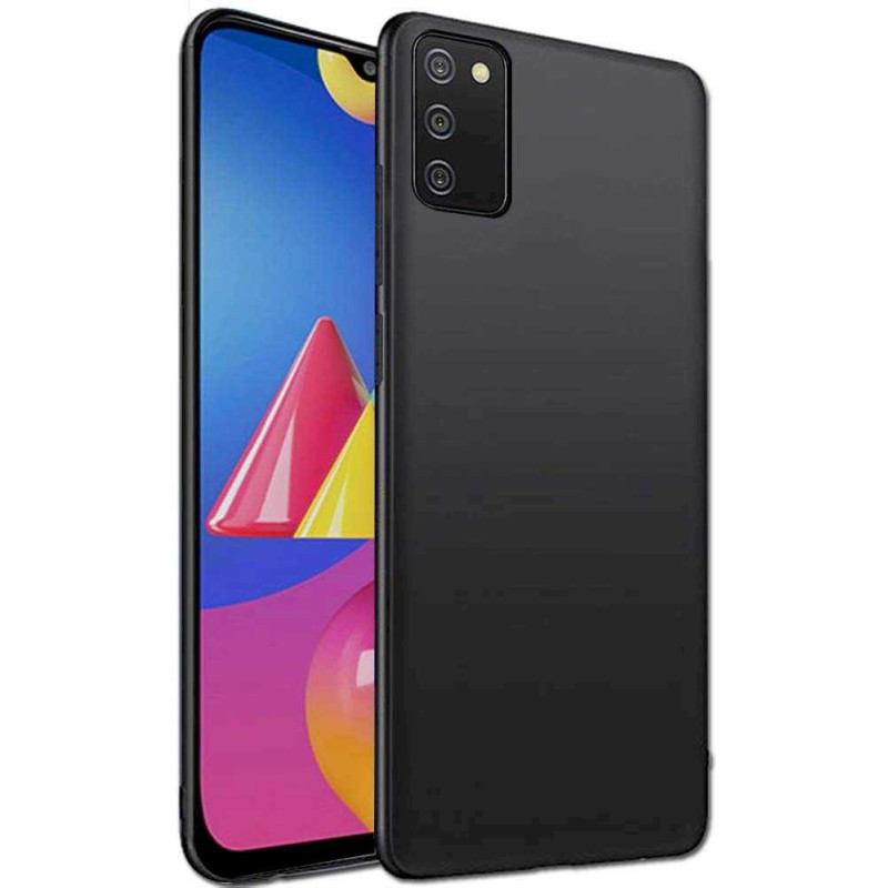 Fusion Accessories „Švelnus matinis nugarėlė Case „Galaxy A03S “ juoda