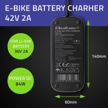 Qoltec Fast Charger for e-bike (50334) Qoltec Fast Charger for e-bike (50334)