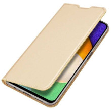 „Dux Ducis Skin Pro“ knygų dėklas „Galaxy A03s“, auksinis „Dux Ducis Skin Pro“ knygų dėklas „Galaxy A03s“, auksinis