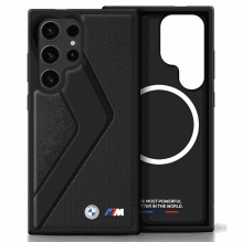 BMW Odinis didelių juostų „MagSafe“ Case, skirtas „Galaxy“ S25 itin juodas
