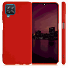 Fusion Accessories "Elegance Fibre Protect Case Galaxy A12" Red Fusion Accessories "Elegance Fibre Protect Case Galaxy A12" Red