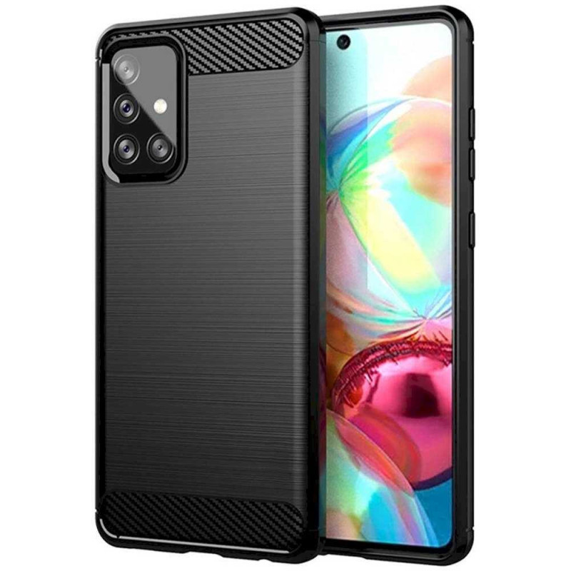 „Fusion Accessories“ „Trust“ galinis dėklas „Galaxy A72“, juodas