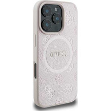 Guess "Saffiano Peony Classic Logo MagSafe Case iPhone 16 Pro" Pink Guess "Saffiano Peony Classic Logo MagSafe Case iPhone 16 Pro" Pink