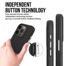 Vmax „Trikampis Case iPhone 16 Plus“ juodas Vmax „Trikampis Case iPhone 16 Plus“ juodas