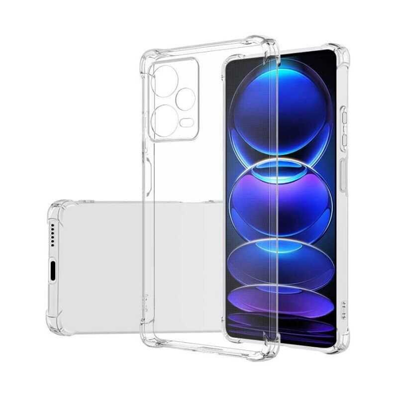 „Fusion Accessories“ apsauginis silikoninis dėklas „Redmi Note 12 4G“, 1,5 mm, permatomas