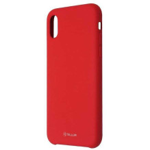 Tellur "Liquide Silicone Back Case iPhone XS" Red