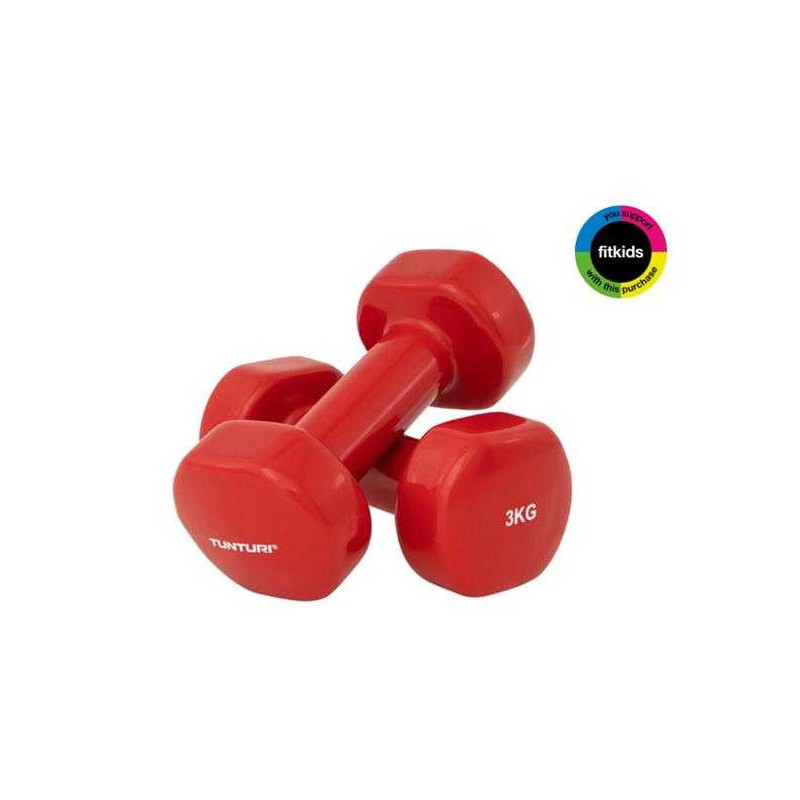 Tunturi vinilo hanteliai 2 x 3 kg