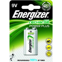 Energizer Accu Recharge Power Plus 9V Block 175mAh