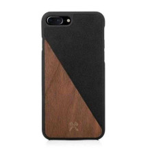 Woodcessories "EcoSplit Wooden Leather iPhone 7 Plus / 8 Plus" Walnut / Black Woodcessories "EcoSplit Wooden Leather iPhone 7 Plus / 8 Plus" Walnut / Black