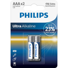 „Philips LR03E2B“ / 10 itin šarminių AAA tipo elementų / 2 vnt.