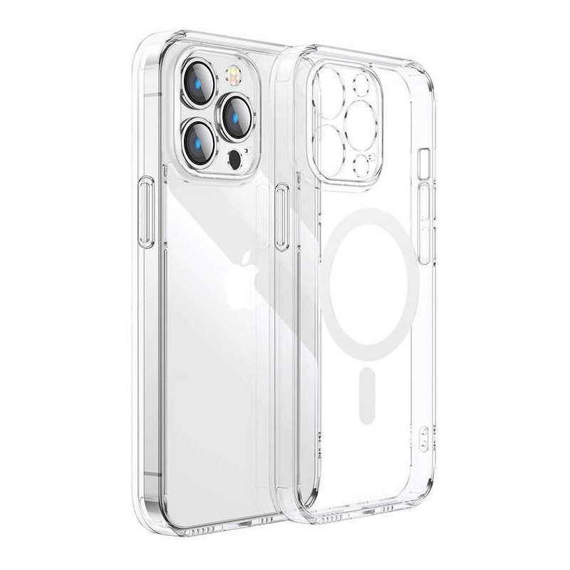 „Joyroom JR-14D6“ magnetinis dėklas „iPhone 14 Pro“ permatomas
