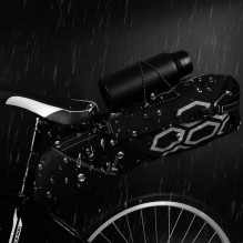 Wozy 9BK Large Space Bicycle Travel Bag under the saddle 12L