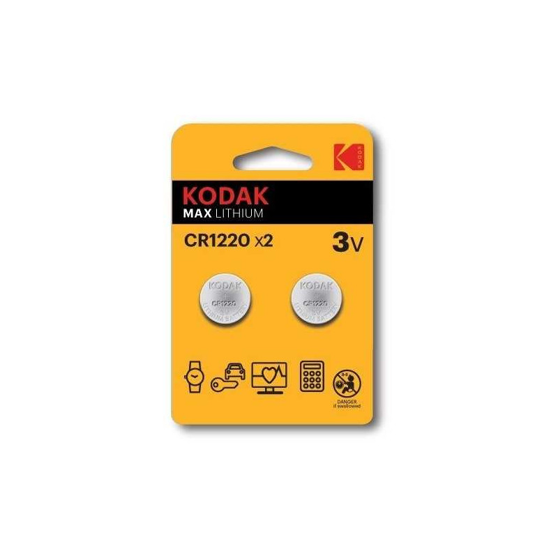 Kodak Max lithium CR1220 2pcs