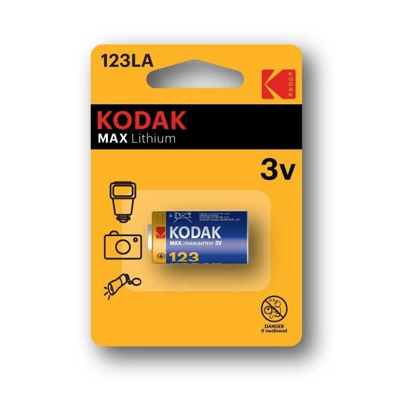 Kodak Max Lithium 123LA